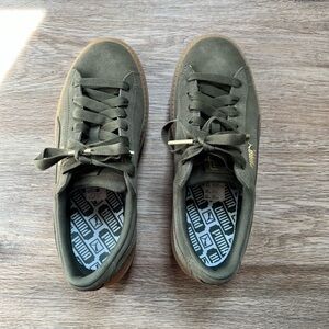 Puma Suede Lace Up Sneakers